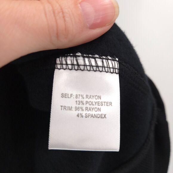 Jane & Delancey NWT stretch soft knit sweatshirt Size 2X black fleece cozy zebra - Picture 5 of 7